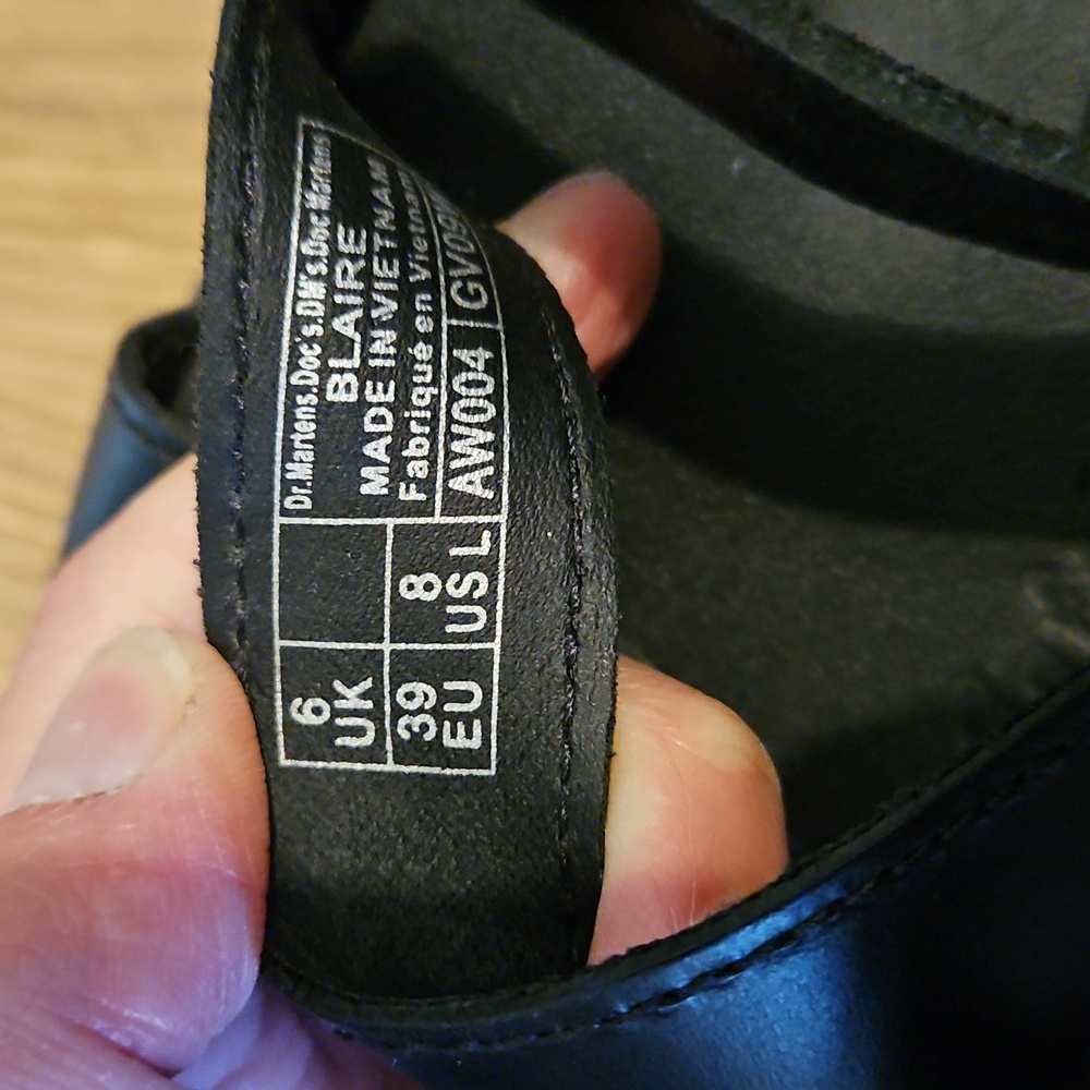 Dr. Martens Black Blaire Sandal- Size US8 - Picture 4 of 4